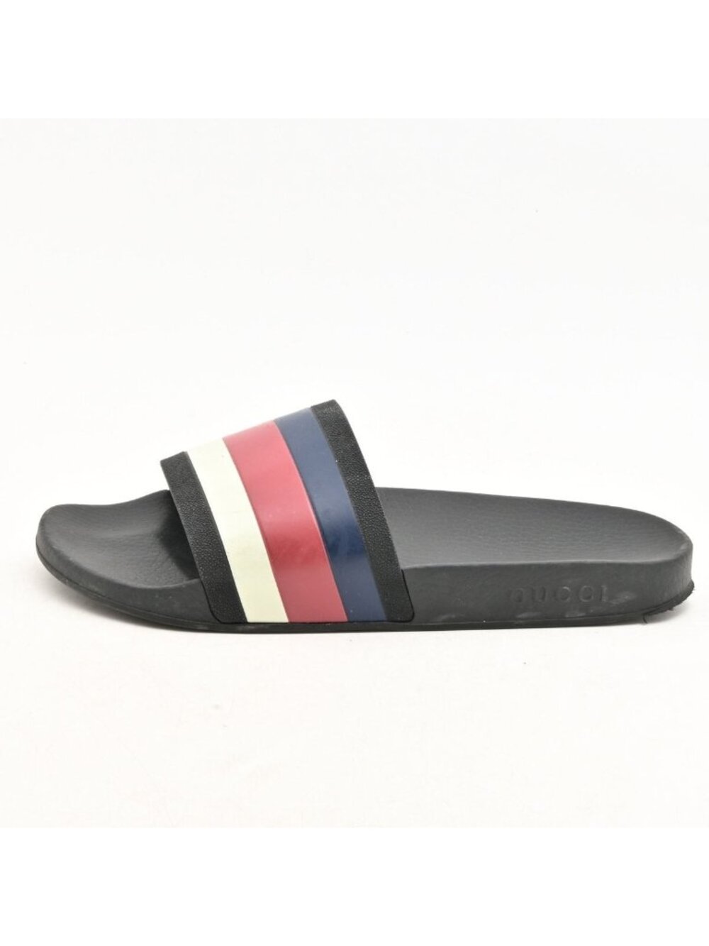 Gucci Sandals Black Red Navy Sherry Showersandals 7